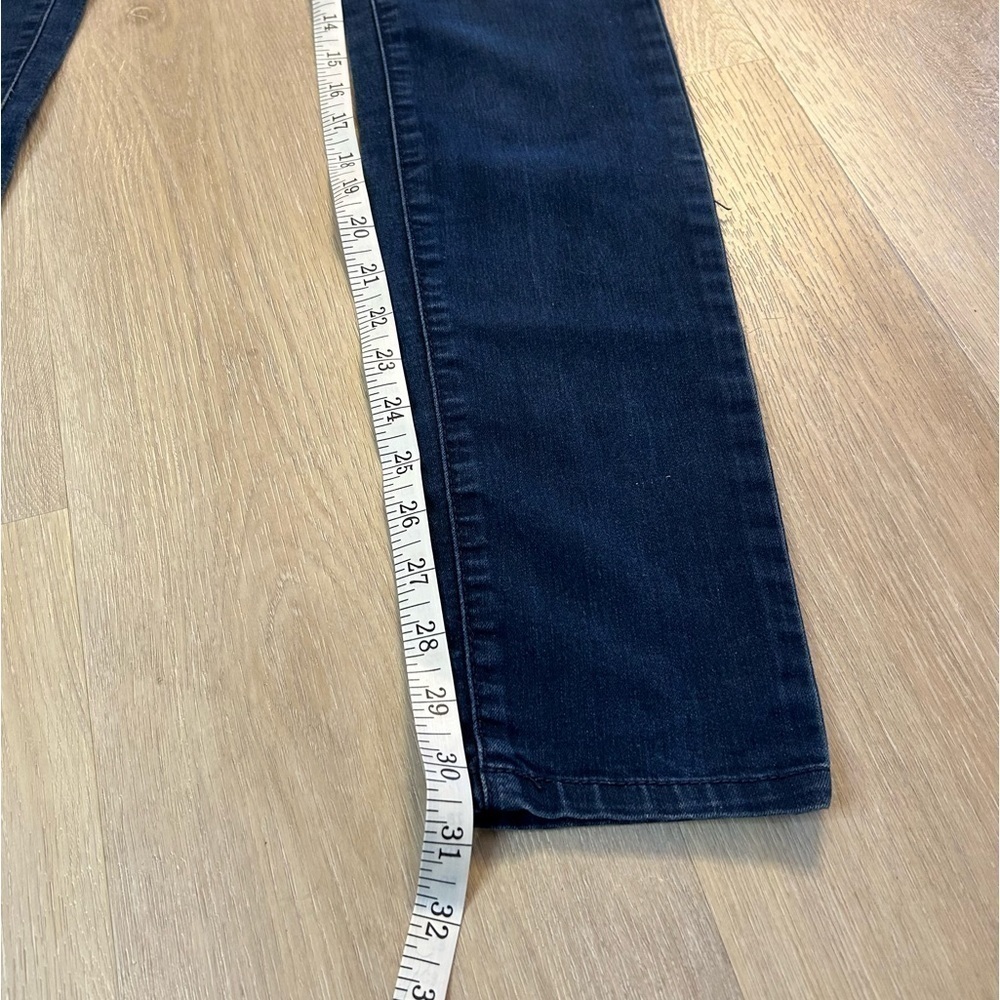 GRG DNM created in Montreal stretch, low rise, straight leg, dark denim, jean - Picture 5 of 10
